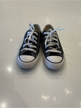 Converse Black and White Low-Top Sneakers